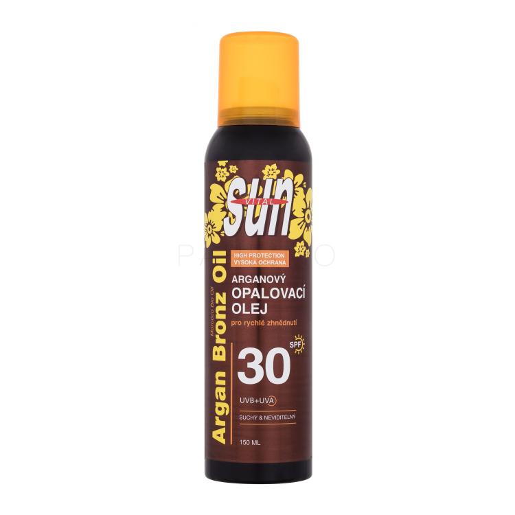 Vivaco Sun Argan Bronz Oil Spray SPF30 Protezione solare corpo 150 ml