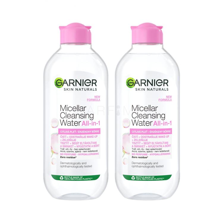 Set Acqua micellare Garnier Skin Naturals Micellar Water All-In-1 Sensitive