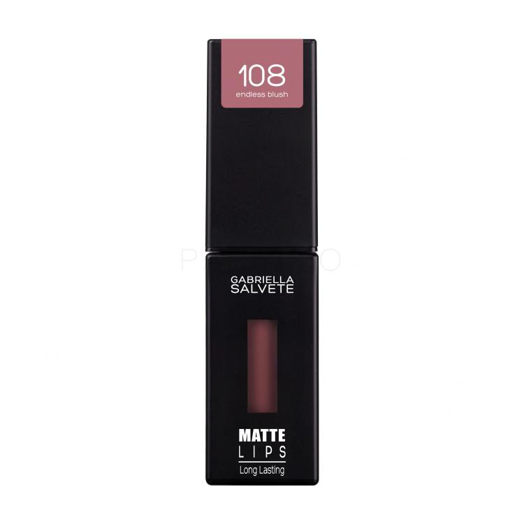 Gabriella Salvete Matte Lips Rossetto donna 4,5 ml Tonalità 108 Endless Blush