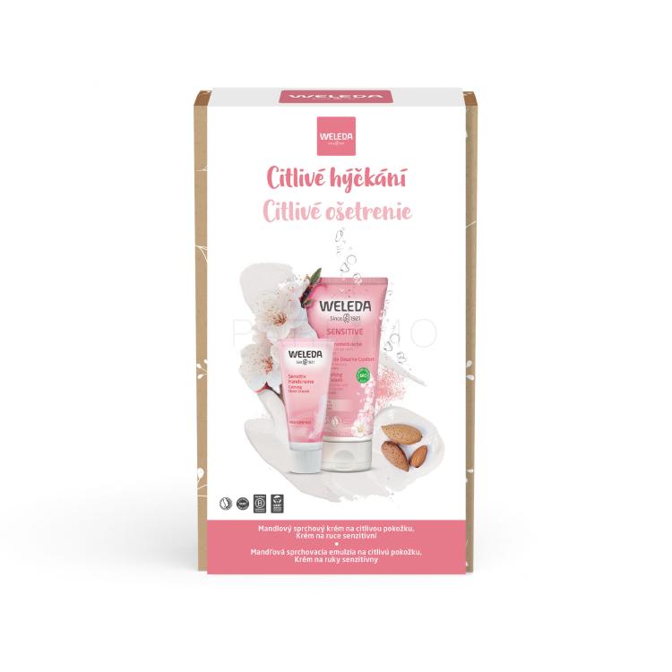 Weleda Almond Pacco regalo doccia crema Almond Sensitive Shower Cream 200 ml + crema mani Sensitive Hand Cream 50 ml