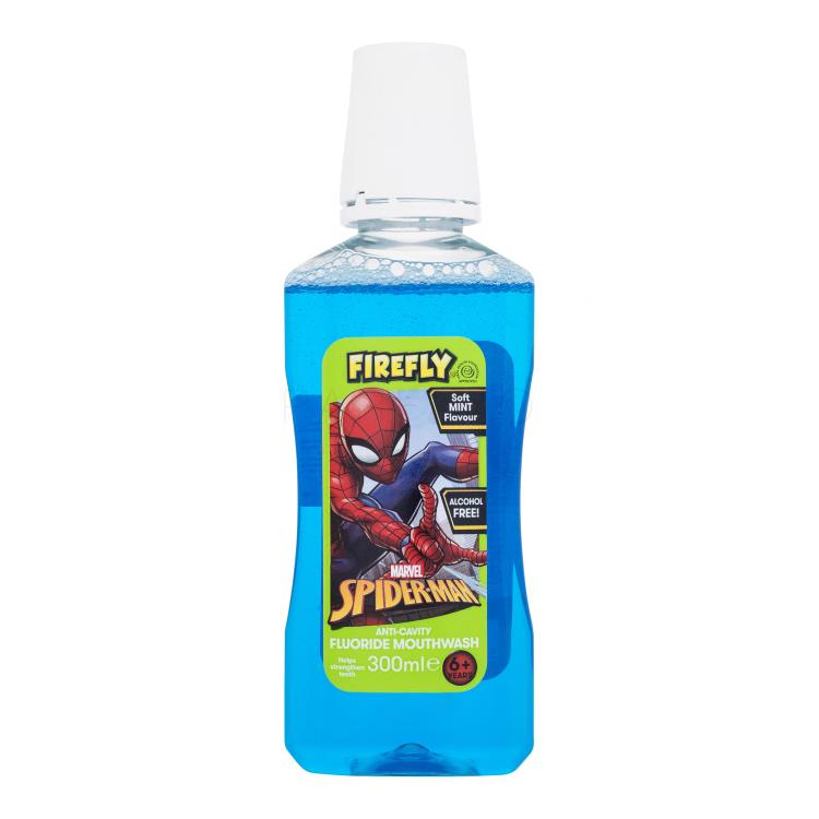 Marvel Spiderman Firefly Anti-Cavity Fluoride Mouthwash Collutorio bambino 300 ml