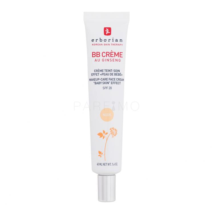 Erborian BB Crème Makeup-Care Face Cream SPF20 BB cream donna 40 ml Tonalità Nude