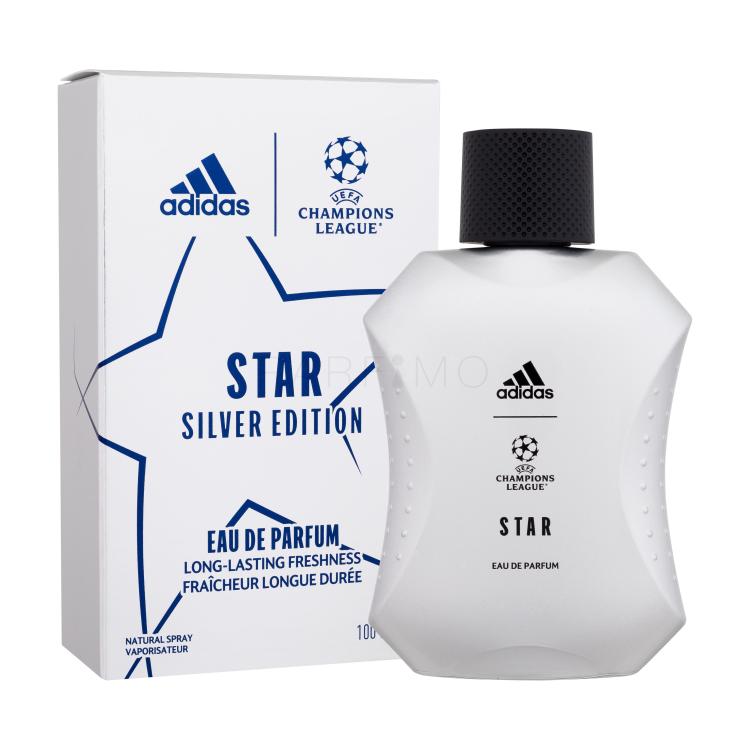 Adidas UEFA Champions League Star Silver Edition Eau de Parfum uomo 100 ml