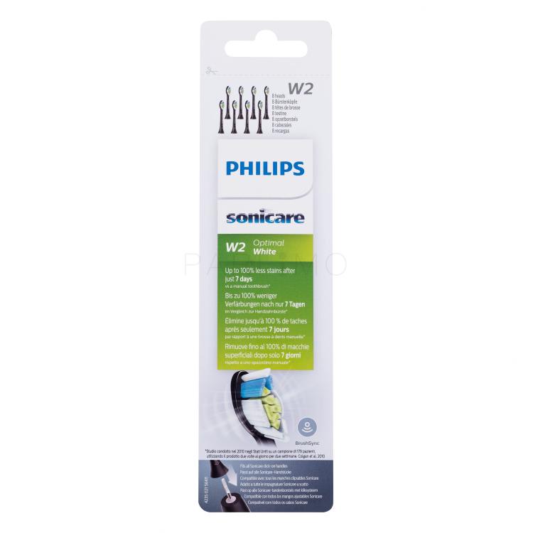 Philips Sonicare Optimal White W2 HX6068/13 Black Testa di ricambio Set