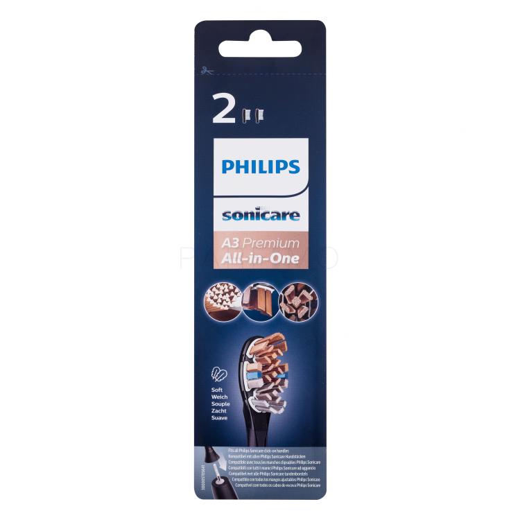 Philips Sonicare A3 premium All-in-One HX9092/11 Black Testa di ricambio Set