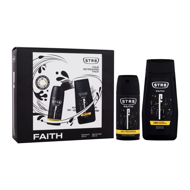 STR8 Faith 48h Pacco regalo deodorante 150 ml + gel doccia 250 ml