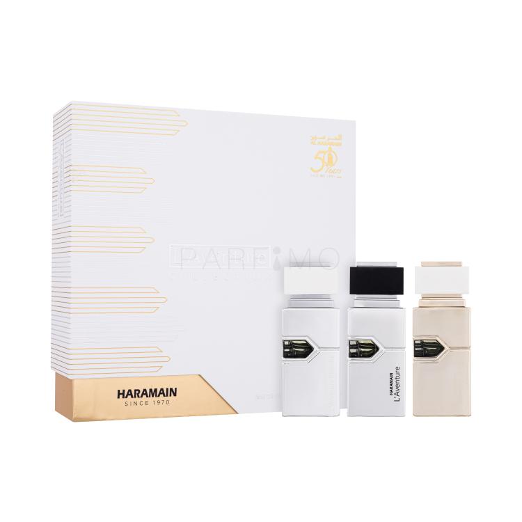 Al Haramain L&#039;Aventure Collection Pacco regalo eau de parfum L&#039;Aventure 30 ml + eau de parfum L&#039;Aventure Blanche 30 ml + eau de parfum L&#039;Aventure Femme 30 ml