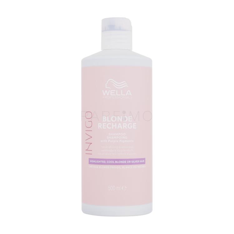 Wella Professionals Invigo Blonde Recharge Shampoo donna 500 ml