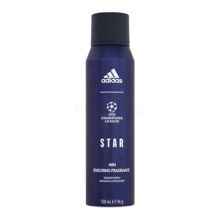 Adidas UEFA Champions League Star Aromatic &amp; Citrus Scent Deodorante uomo 150 ml