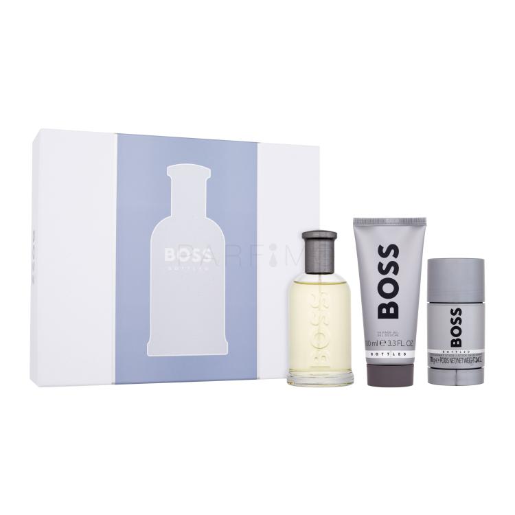 HUGO BOSS Boss Bottled Pacco regalo eau de toilette 100 ml + docciagel 100 ml + deostick 75 ml