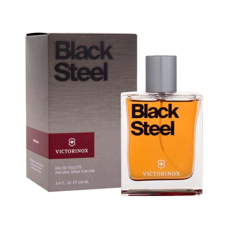 Victorinox Black Steel Eau de Toilette uomo 100 ml