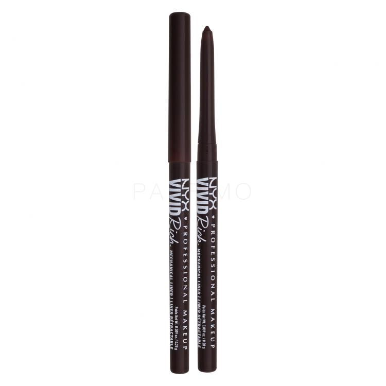 NYX Professional Makeup Vivid Rich Mechanical Liner Matita occhi donna 0,28 g Tonalità 15 Smokin Topaz