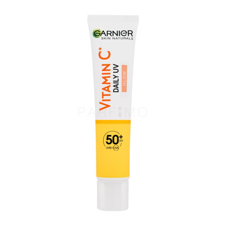 Garnier Skin Naturals Vitamin C Daily UV Glow SPF50+ Crema giorno per il viso donna 40 ml