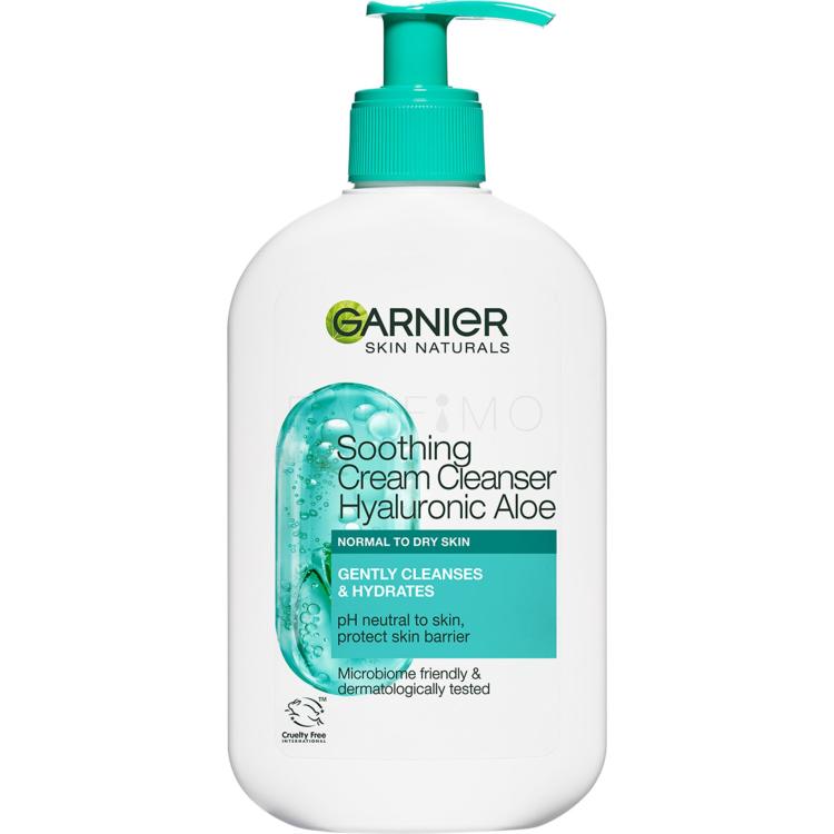 Garnier Skin Naturals Hyaluronic Aloe Soothing Cream Cleanser Crema detergente donna 250 ml