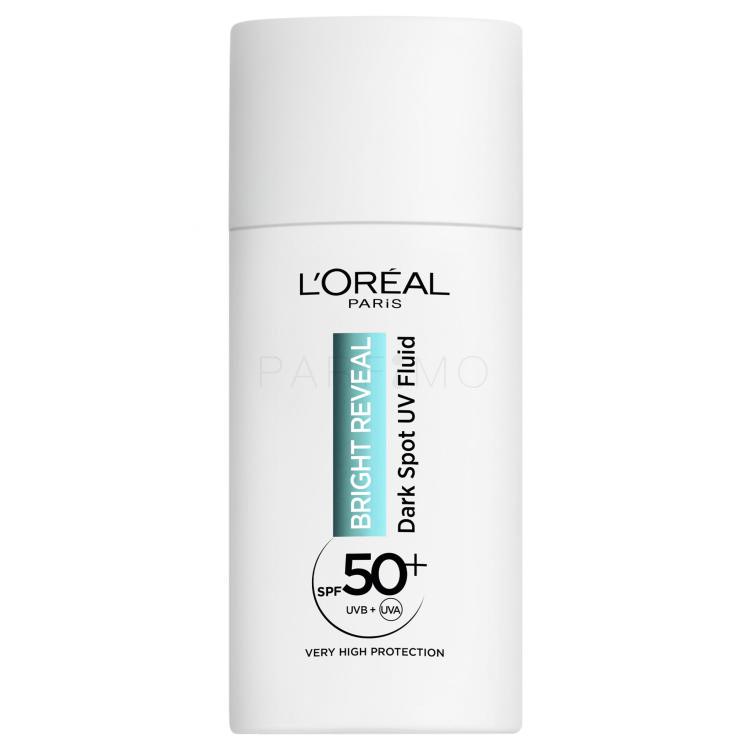 L&#039;Oréal Paris Bright Reveal Dark Spot UV Fluid SPF50+ Crema giorno per il viso donna 50 ml
