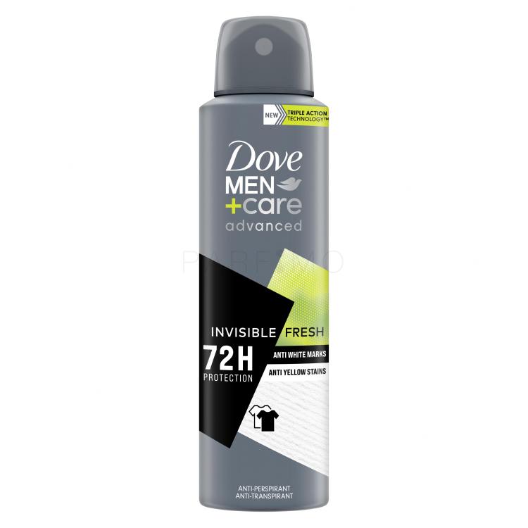 Dove Men + Care Advanced Invisible Fresh 72H Antitraspirante uomo 150 ml
