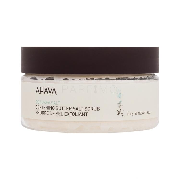 AHAVA Deadsea Salt Softening Butter Salt Scrub Peeling per il corpo donna 220 g