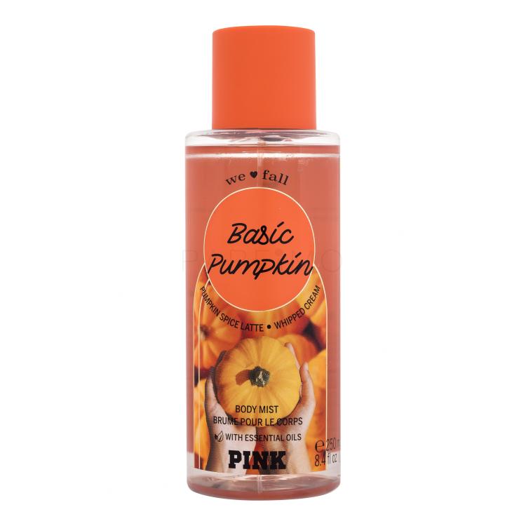 Victoria´s Secret Pink Basic Pumpkin Spray per il corpo donna 250 ml