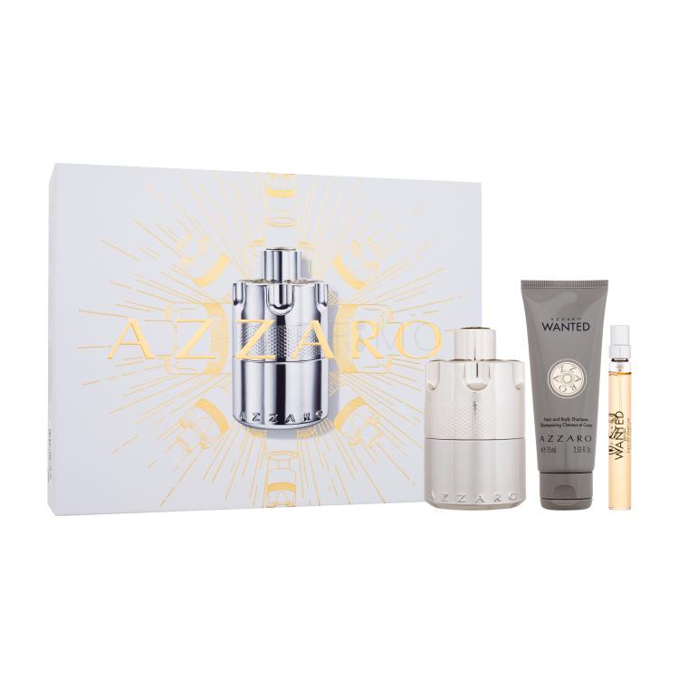 Azzaro Wanted Pacco regalo eau de parfum 100 ml + eau de parfum 10 ml + doccia gel 75 ml
