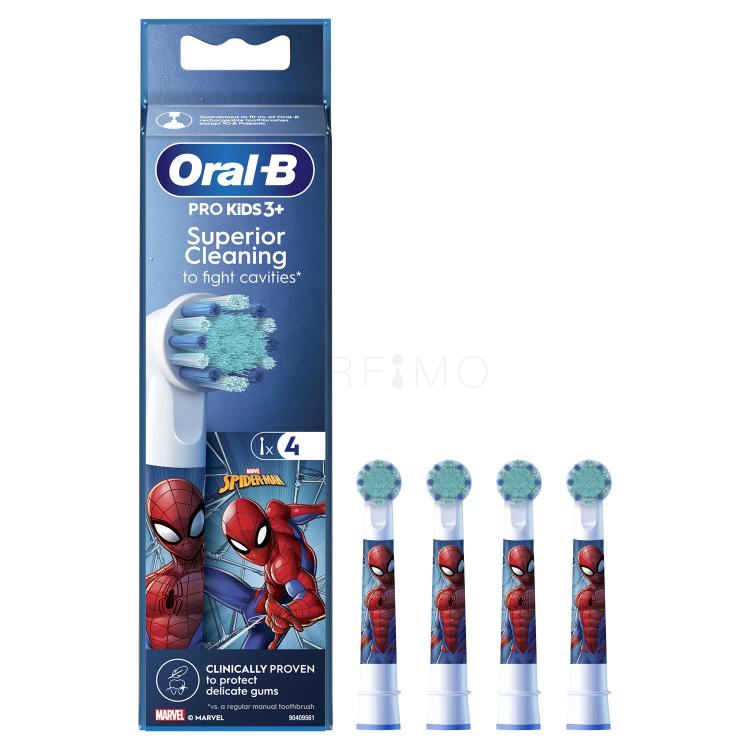 Oral-B Kids Brush Heads Spider-Man Testa di ricambio bambino Set