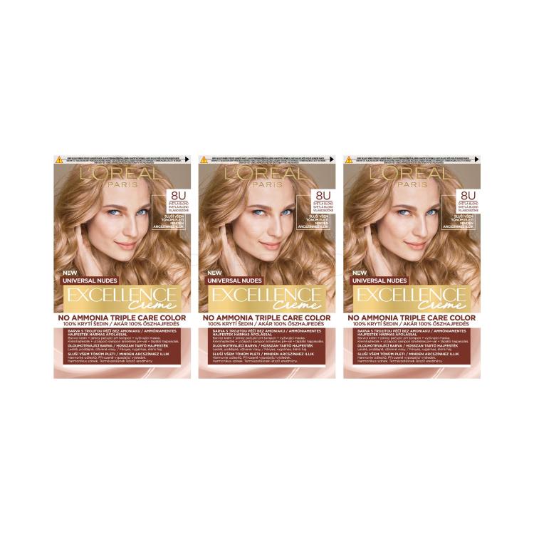Set Tinta capelli L&#039;Oréal Paris Excellence Creme Triple Protection