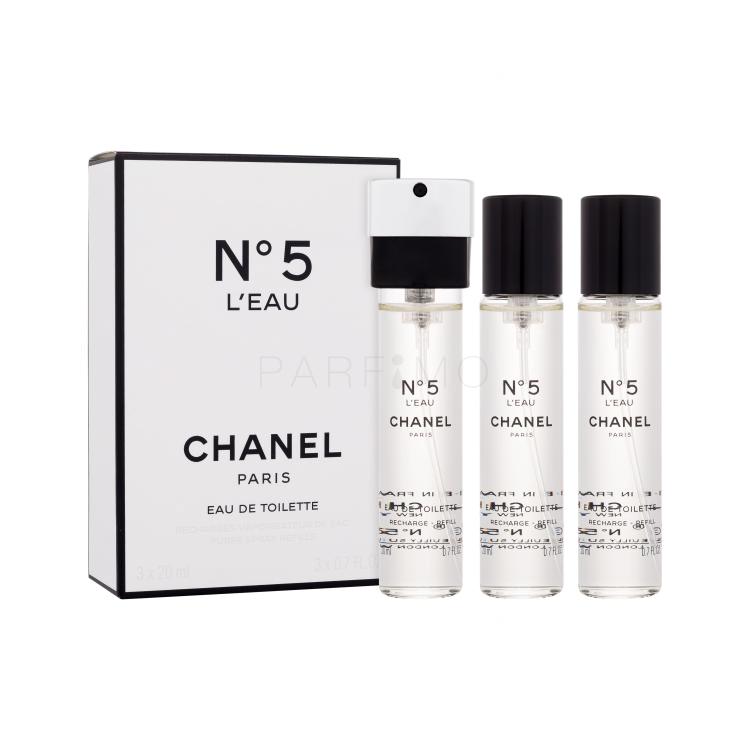Chanel N°5 L´Eau Eau de Toilette donna Ricarica 3x20 ml