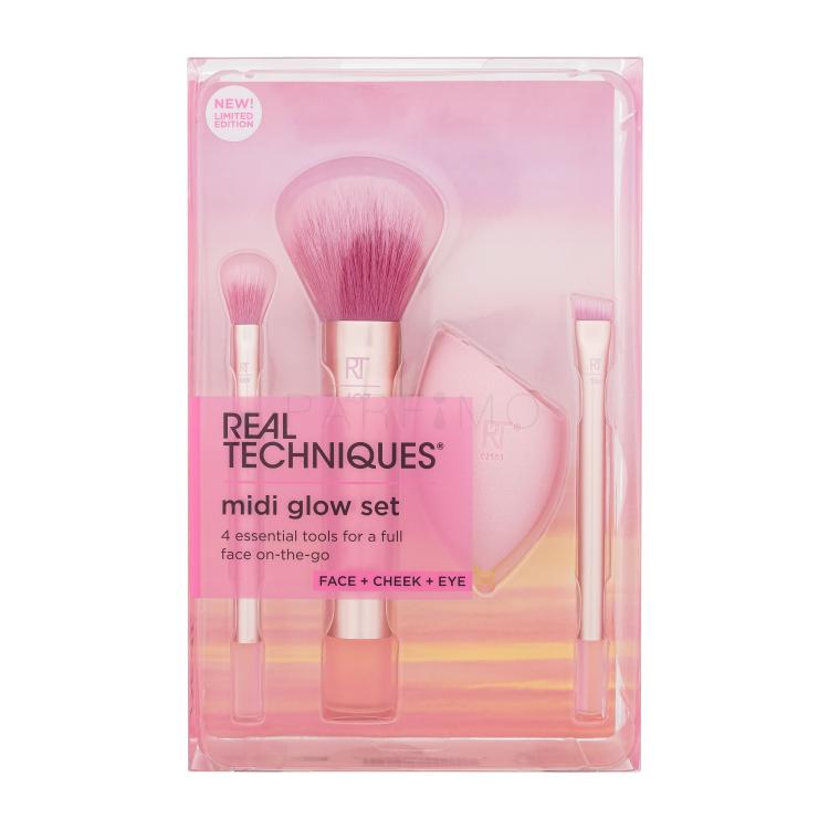 Real Techniques Midi Glow Set Pennelli make-up donna Set