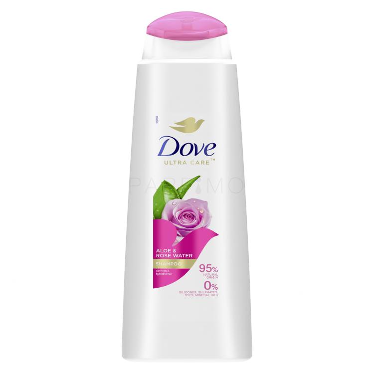 Dove Ultra Care Aloe Vera &amp; Rose Water Shampoo donna 400 ml