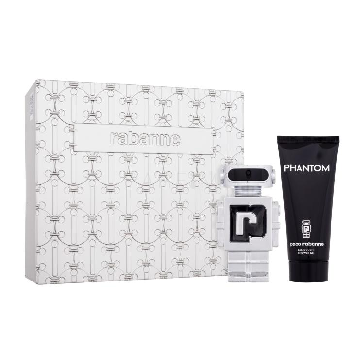 Paco Rabanne Phantom SET2 Pacco regalo eau de toilette 50 ml + bagnoschiuma 100 ml + barattolo di latta