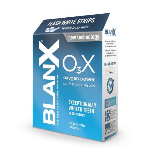 BlanX O3X Oxygen Power Flash White Strips Sbiancamento denti Set