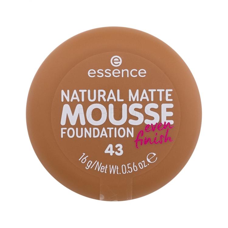 Essence Natural Matte Mousse Fondotinta donna 16 g Tonalità 43
