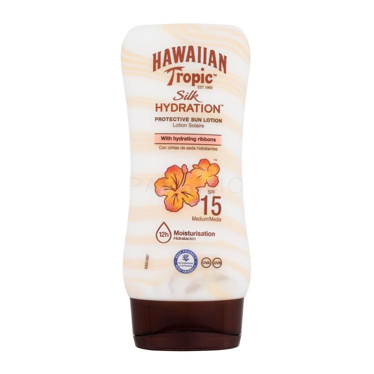 Hawaiian Tropic Silk Hydration Protective Sun Lotion SPF15 Protezione solare corpo 180 ml
