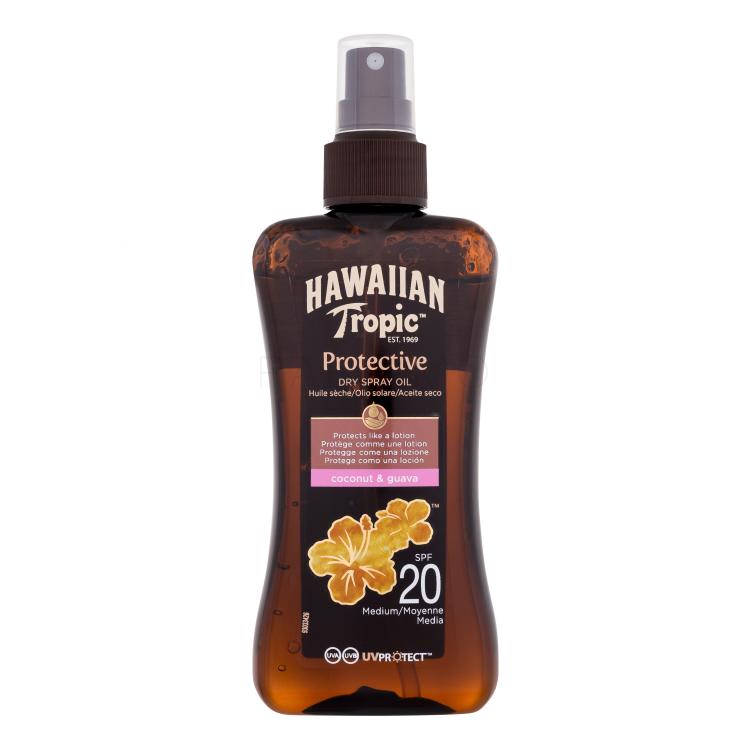 Hawaiian Tropic Protective Dry Spray Oil SPF20 Protezione solare corpo 200 ml