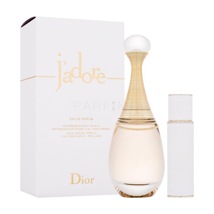 Christian Dior J&#039;adore Pacco regalo eau de parfum 100 ml + eau de parfum in flacone ricaricabile da 10 ml