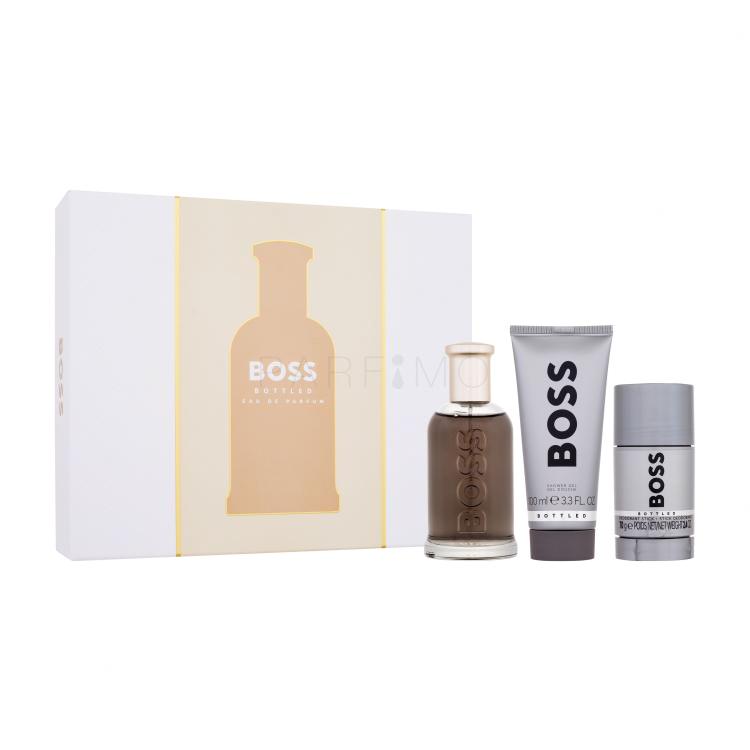 HUGO BOSS Boss Bottled Pacco regalo eau de parfum 100 ml + bagnoschiuma 100 ml + deodorante 75 ml