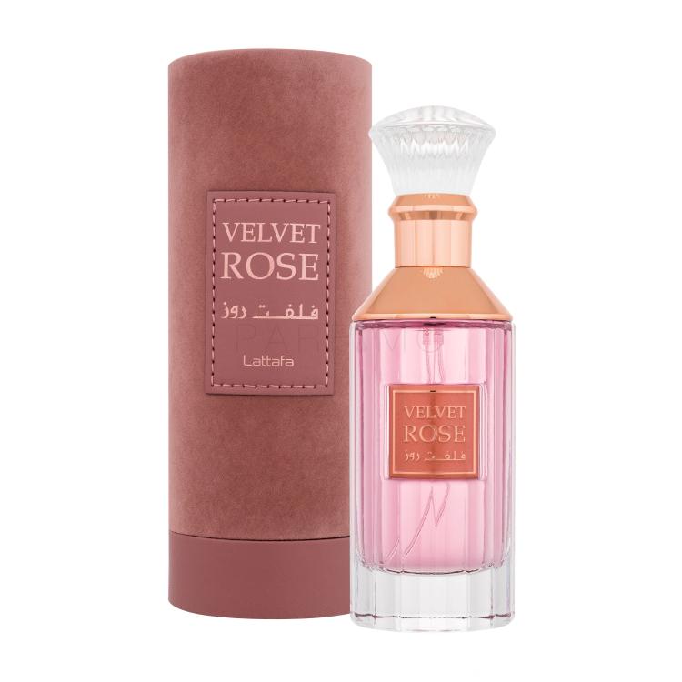 Lattafa Velvet Rose Eau de Parfum donna 100 ml
