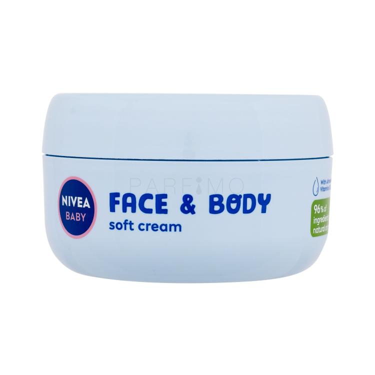 Nivea Baby Face &amp; Body Soft Cream Crema giorno per il viso bambino 200 ml