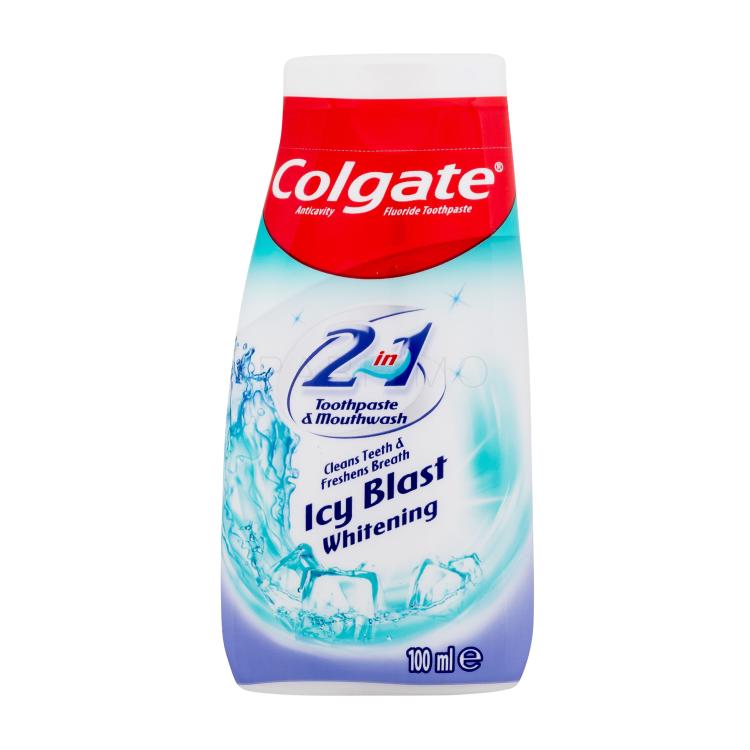 Colgate Icy Blast Whitening Toothpaste &amp; Mouthwash Dentifricio 100 ml