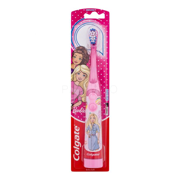 Colgate Kids Barbie Battery Powered Toothbrush Extra Soft Spazzolino sonico bambino 1 pz