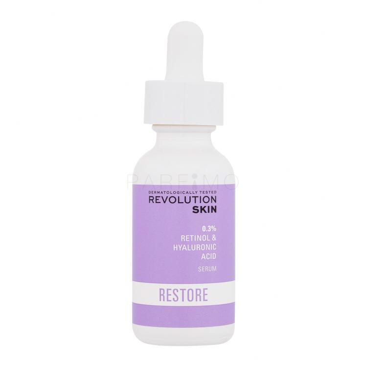 Revolution Skincare Restore 0.3% Retinol &amp; Hyaluronic Acid Serum Siero per il viso donna 30 ml