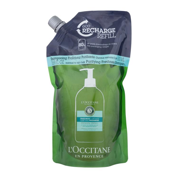 L&#039;Occitane Aromachology Purifying Freshness Shampoo donna Ricarica 500 ml