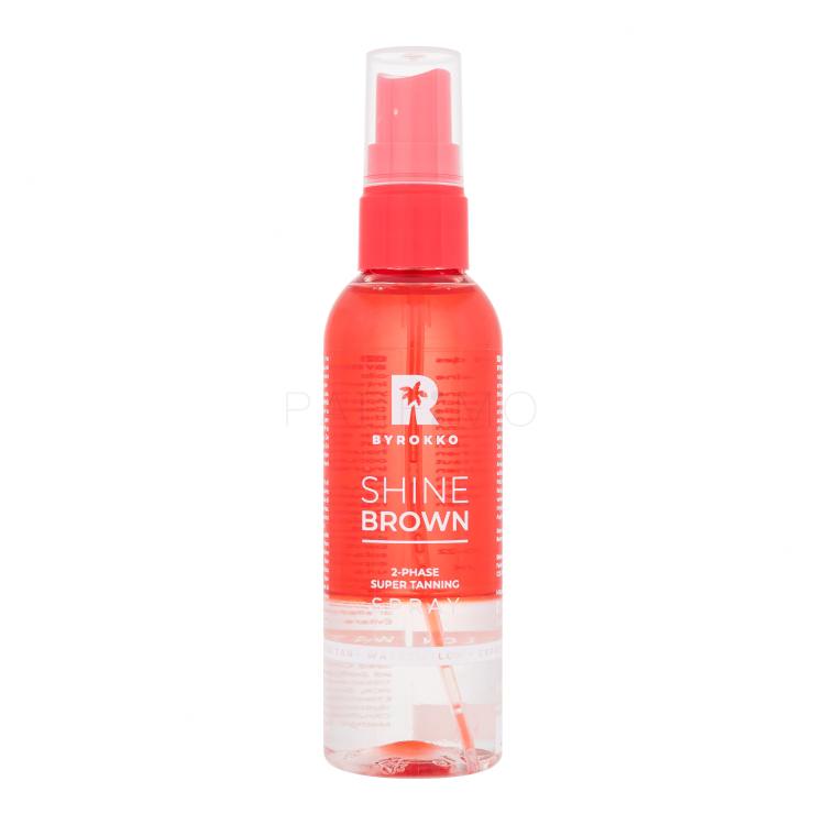 Byrokko Shine Brown Watermelon 2-Phase Super Tanning Spray Protezione solare corpo donna 104 ml