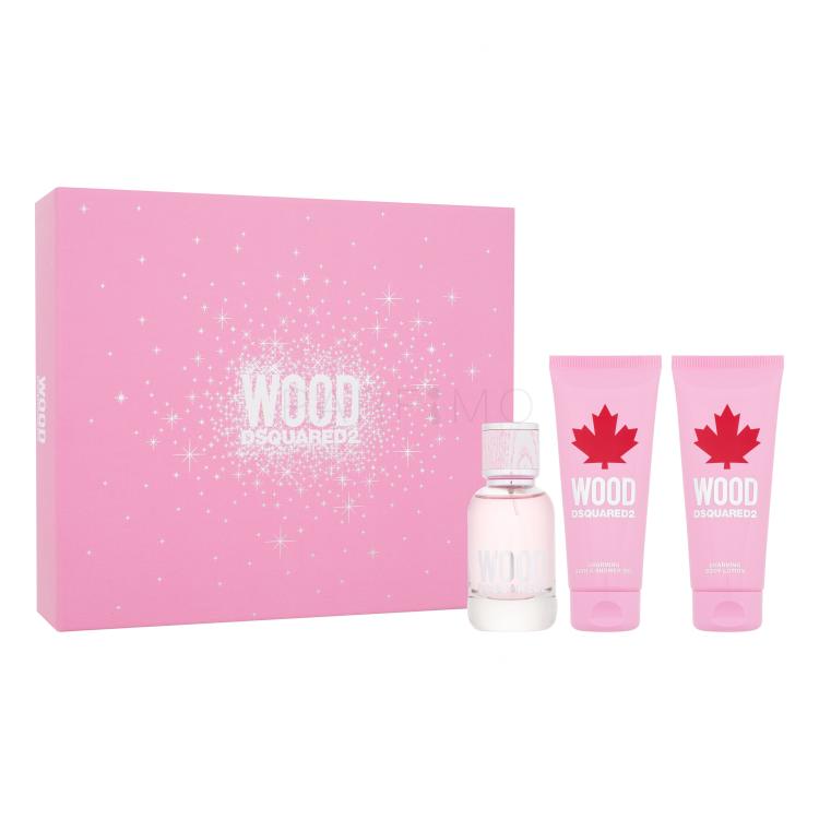 Dsquared2 Wood Pacco regalo eau de toilette 50 ml + lozione corpo 100 ml + gel doccia 100 ml