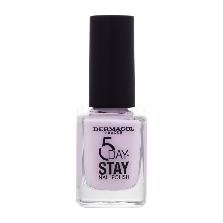 Dermacol 5 Day Stay Smalto per le unghie donna 11 ml Tonalità 59 Mermaid White