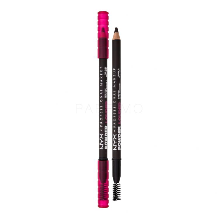 NYX Professional Makeup Powder Louder Brow Pencil Matita sopracciglia donna 1,15 g Tonalità 09 Black