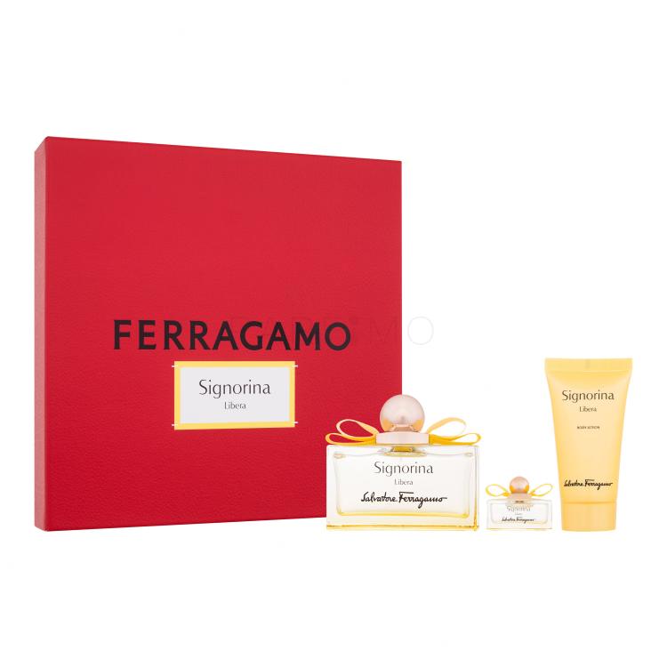 Ferragamo Signorina Libera Pacco regalo eau de parfum 100 ml + crema corpo 50 ml + eau de parfum 5 ml