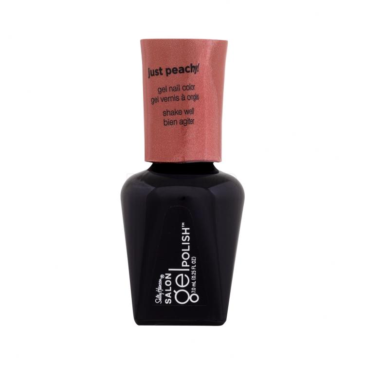 Sally Hansen Salon Gel Polish Gel Nail Color Smalto per le unghie donna 7 ml Tonalità 140 Just Peachy