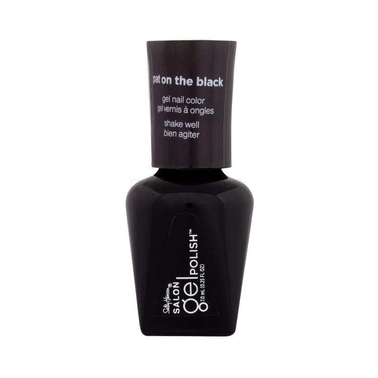 Sally Hansen Salon Gel Polish Gel Nail Color Smalto per le unghie donna 7 ml Tonalità 260 Pat On The Black