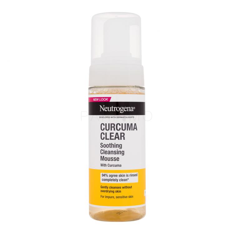 Neutrogena Curcuma Clear Soothing Cleansing Mousse Schiuma detergente 150 ml