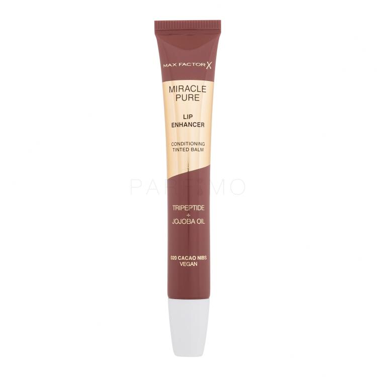 Max Factor Miracle Pure Lip Enhancer Balsamo per le labbra donna 12 ml Tonalità 020 Cacao Nibs